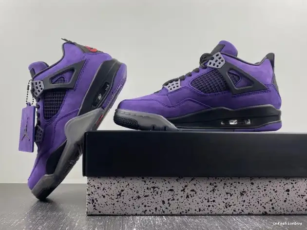 Suede 4 Jordan x Air Travis Purple Scott 0508